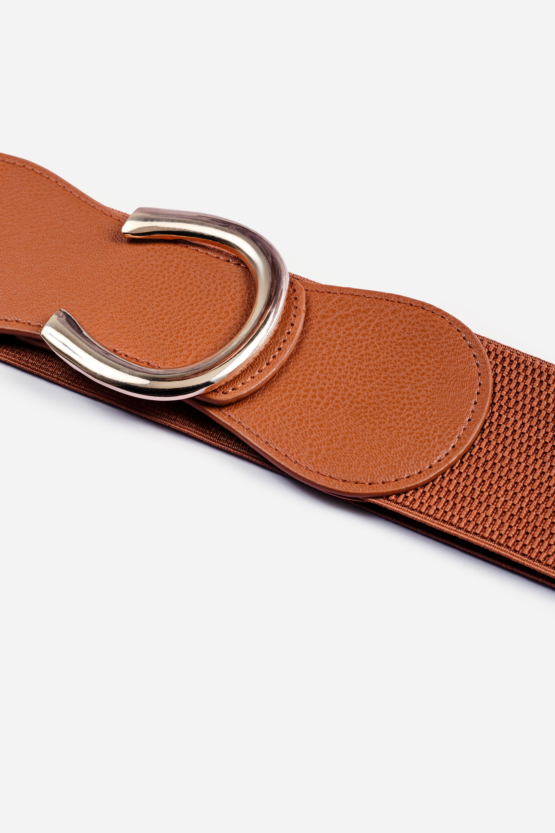 Tan Horseshoe Buckle Belt, , image 2